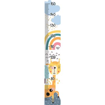 Ambiance-sticker - Toise girafe arc-en-ciel - Sticker mural - Publicité Ambiance-sticker - Toise girafe arc-en-ciel - Sticker mural - Publicité