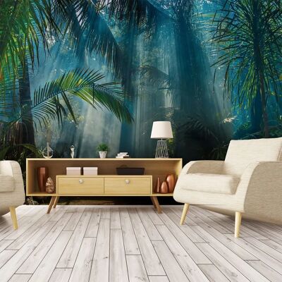 Papier Peint Jungle Pré-encollé - 250x360cm - Publicité Papier Peint Jungle Pré-encollé - 250x360cm - Publicité