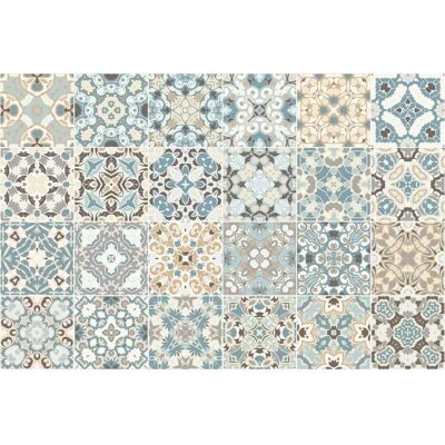 Ambiance-Live Cement Tile Wall Stickers 20x20cm - 24 Pieces Ambiance-Live Cement Tile Wall Stickers 20x20cm - 24 Pieces