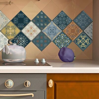 Col-Tiles-Ros A89320x20cm - Multicolore 20x20 cm - 15 pezzi Col-Tiles-Ros A89320x20cm - Multicolore 20x20 cm - 15 pezzi