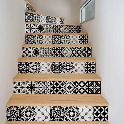 Ambiance Stickers Zementfliesen Wandaufkleber - 30cmx105cm Ambiance Stickers Zementfliesen Wandaufkleber - 30cmx105cm