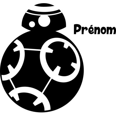 Ambiance-sticker - Droïde - Nom - Personalisable - Sticker - Publicité Ambiance-sticker - Droïde - Nom - Personalisable - Sticker - Publicité