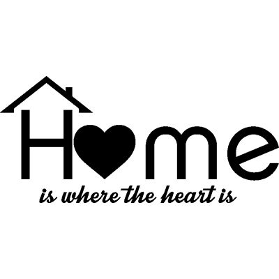 Ambiance-sticker - Home is where the heart is - Sticker mural - Publicité Ambiance-sticker - Home is where the heart is - Sticker mural - Publicité