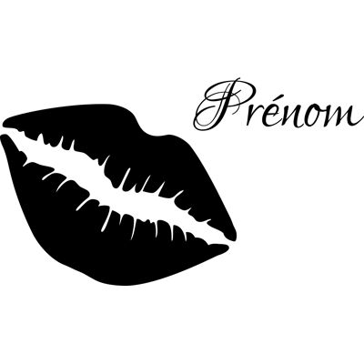 Ambiance-sticker - Sticker prénom personnalisable Bisou - - Sticker - Publicité Ambiance-sticker - Sticker prénom personnalisable Bisou - - Sticker - Publicité