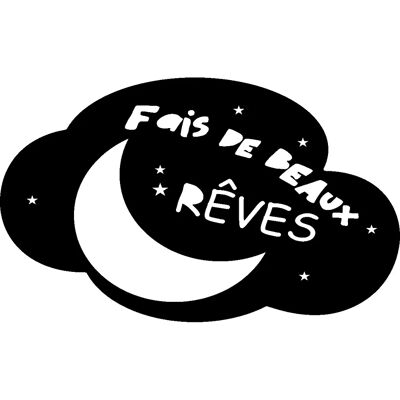 Ambiance - Fais de beaux rêves en nuage - Sticker - Publicité Ambiance - Fais de beaux rêves en nuage - Sticker - Publicité