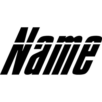Non marqué - Sticker - Prénom - Publicité Non marqué - Sticker - Prénom - Publicité