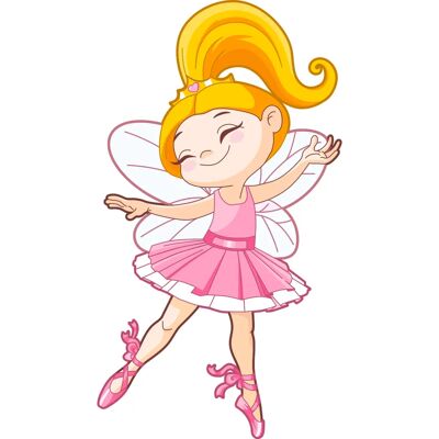 Ambiance-sticker - Petite fée danseuse de ballerine - Décor enfants - Sticker - Sticker - Publicité Ambiance-sticker - Petite fée danseuse de ballerine - Décor enfants - Sticker - Sticker - Publicité