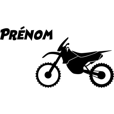 Ambiance-sticker - Sticker prénom personnalisable et sa moto - Sticker - Publicité Ambiance-sticker - Sticker prénom personnalisable et sa moto - Sticker - Publicité