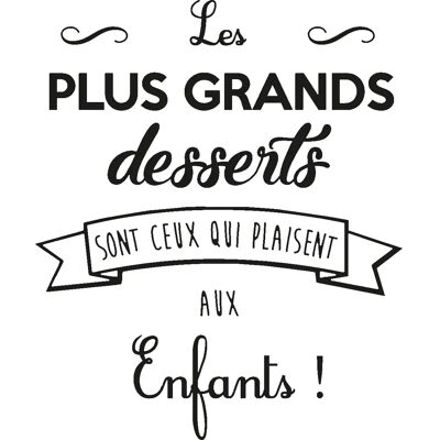 Ambiance-sticker - Sticker citation cuisine - desserts - quotes - Sticker - Publicité Ambiance-sticker - Sticker citation cuisine - desserts - quotes - Sticker - Publicité