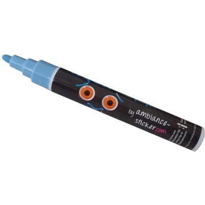 Autocollant liquide Craie pour ardoise, tableau blanc, vitre - 3mm Bleu - Sticker - Publicité Autocollant liquide Craie pour ardoise, tableau blanc, vitre - 3mm Bleu - Sticker - Publicité