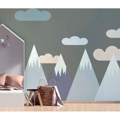 Jenka Skandinaviska Bergen Väggklistermärke - Barnrumsdekoration - 90x135cm Jenka Skandinaviska Bergen Väggklistermärke - Barnrumsdekoration - 90x135cm