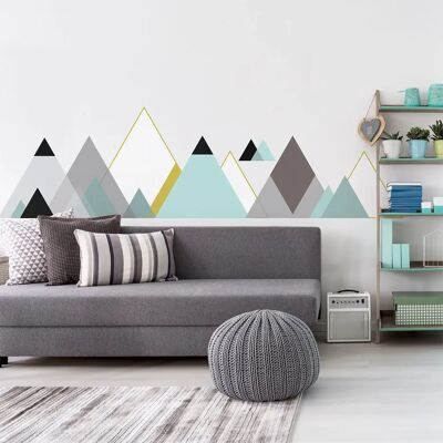 Autocollants AMBIANCE Stickers Montagnes Scandinaves 60x90cm Autocollants AMBIANCE Stickers Montagnes Scandinaves 60x90cm