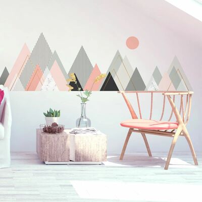Autocollant de Mur AMBIANCE STICKERS Montagnes Scandinaves 100x150cm Autocollant de Mur AMBIANCE STICKERS Montagnes Scandinaves 100x150cm