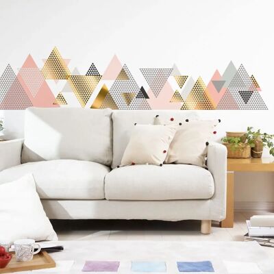 Sticker Parete Montagne Scandinave 40x60cm - Decorazione Sticker Parete Montagne Scandinave 40x60cm - Decorazione