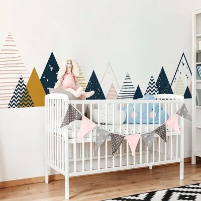 Naklejka na Ścianę Góry Skandynawskie AMBIANCE STICKER - 90x155cm Naklejka na Ścianę Góry Skandynawskie AMBIANCE STICKER - 90x155cm