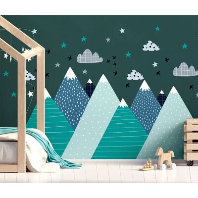 Jeremika Scandinavian Mountain Wall Sticker - 70x105cm Jeremika Scandinavian Mountain Wall Sticker - 70x105cm