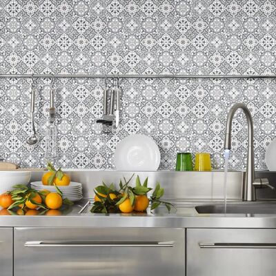 Nathalia Cement Tile Wall Stickers - 40x60cm - 24 pcs Nathalia Cement Tile Wall Stickers - 40x60cm - 24 pcs