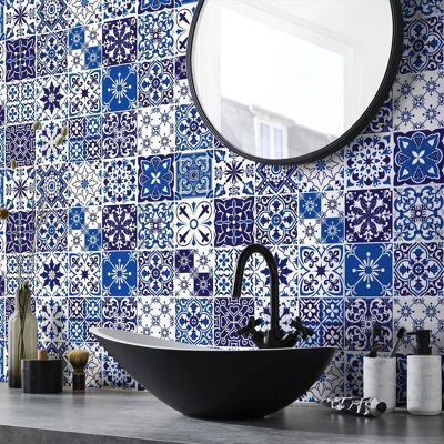 Pegatinas de Pared Phifipa - 24 Azulejos Decorativos - 40x60cm Pegatinas de Pared Phifipa - 24 Azulejos Decorativos - 40x60cm