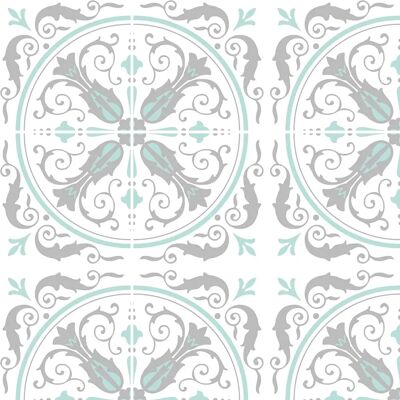 Pegatina de Pared Deniso Ambiance - Aspecto de Azulejo - 30x30cm Pegatina de Pared Deniso Ambiance - Aspecto de Azulejo - 30x30cm