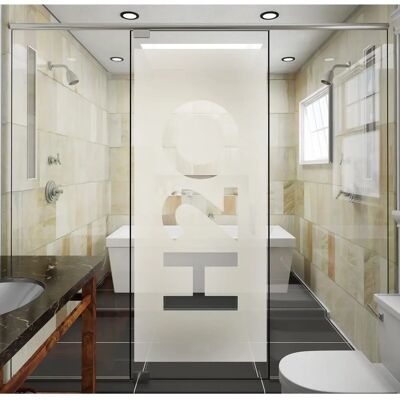 Vinilo decorativo AMBIANCE STICKER Blackout Privacy Window Film - Pegatina - Decoración de ducha Vinilo decorativo AMBIANCE STICKER Blackout Privacy Window Film - Pegatina - Decoración de ducha