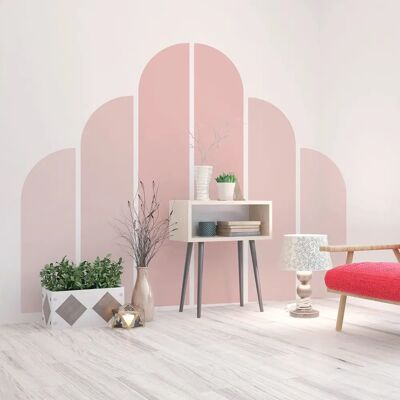 AMBIANCE STICKER Rosa Polvere - Sticker Murale - Grande - Decorazione Interni - Vinile AMBIANCE STICKER Rosa Polvere - Sticker Murale - Grande - Decorazione Interni - Vinile