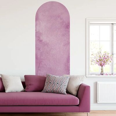 Naklejki ścienne AMBIANCE Różowy Akwarela Łuk - Dekoracja ścienna - XL 185x60cm Naklejki ścienne AMBIANCE Różowy Akwarela Łuk - Dekoracja ścienna - XL 185x60cm