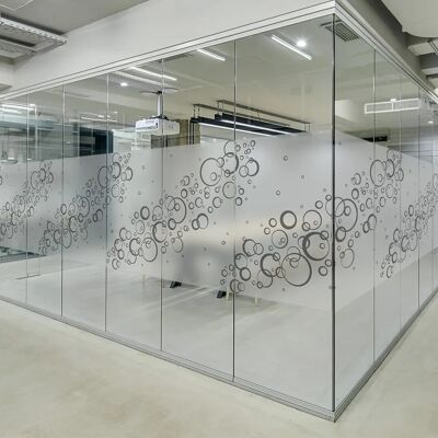 AMBIANCE STICKER Bubble Window Privacy Film - 40x200cm AMBIANCE STICKER Bubble Window Privacy Film - 40x200cm