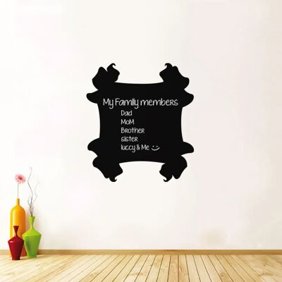 AMBIANCE STICKER Wall Sticker Framed Blackboard - 40x35cm AMBIANCE STICKER Wall Sticker Framed Blackboard - 40x35cm