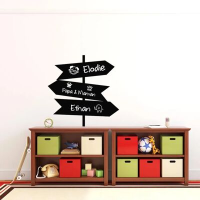 Autocollant Tableau Noir AMBIANCE - 55x55cm Autocollant Tableau Noir AMBIANCE - 55x55cm
