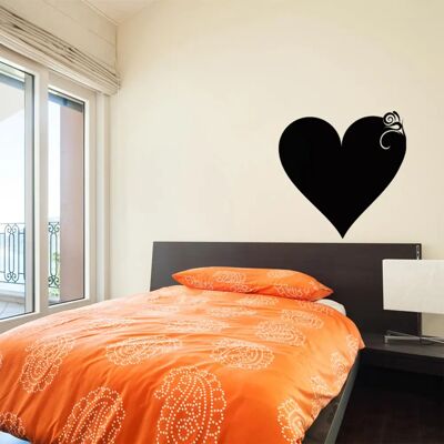AMBIANCE STICKER Tableau cœur en vinyle - 100x100cm AMBIANCE STICKER Tableau cœur en vinyle - 100x100cm