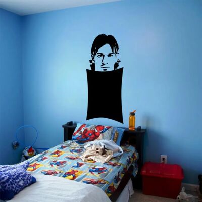 Adesivo Murale Lavagna Lionel Messi - 200x85cm - Rimovibile Adesivo Murale Lavagna Lionel Messi - 200x85cm - Rimovibile