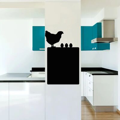 Ambiance Chalkboard Wall Sticker - Chicken & Eggs - 55x35cm Ambiance Chalkboard Wall Sticker - Chicken & Eggs - 55x35cm