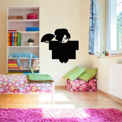 AMBIANCE STICKER - Adesivo Murale Caricatura Giapponese - 110x120cm AMBIANCE STICKER - Adesivo Murale Caricatura Giapponese - 110x120cm