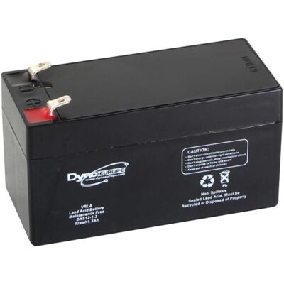 Dyno Europe Batterie au plomb-acide 12V 1.3Ah - 96.5x45x59mm - Noir Dyno Europe Batterie au plomb-acide 12V 1.3Ah - 96.5x45x59mm - Noir