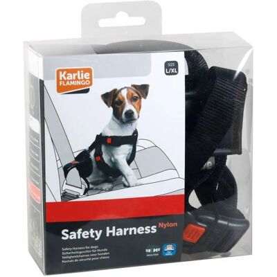 Arnés de Seguridad para Coche Flamingo - Ajustable 60-100cm - Negro Arnés de Seguridad para Coche Flamingo - Ajustable 60-100cm - Negro