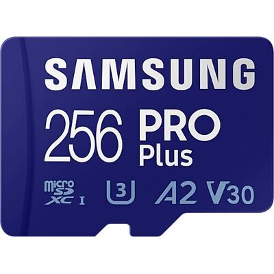 Samsung PRO Plus 256 GB MicroSDXC UHS-I Class 10 - MicroSDXC Card Samsung PRO Plus 256 GB MicroSDXC UHS-I Class 10 - MicroSDXC Card
