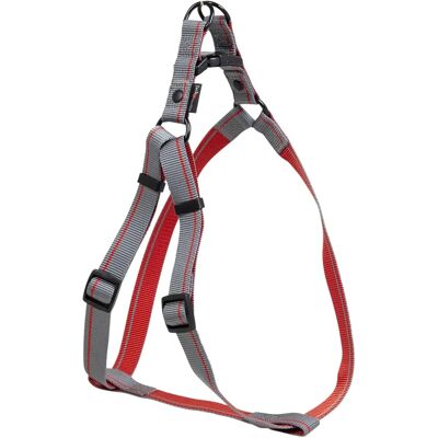 Jack and Vanilla Hundegeschirr - Grau / Rot - Verstellbar L Jack and Vanilla Hundegeschirr - Grau / Rot - Verstellbar L