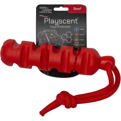Jack and Vanilla Model: Dummy - Rood/Geel - 24cm Honden speelgoed Jack and Vanilla Model: Dummy - Rood/Geel - 24cm Honden speelgoed
