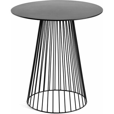 Serax - Table d'appoint ronde noire en métal - 60cm - Publicité Serax - Table d'appoint ronde noire en métal - 60cm - Publicité