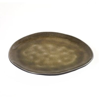 Serax Pure Oval Tallerken M 20cm Grønn - Servise Serax Pure Oval Tallerken M 20cm Grønn - Servise