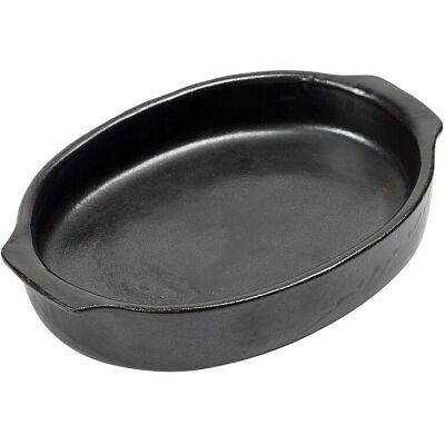 Serax Pascale Naessens Pure Ovnform oval S Svart Serax Pascale Naessens Pure Ovnform oval S Svart