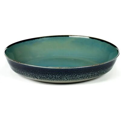 Assiette Serax Bleu Fumé & Bleu Foncé 17,5cm - Collection Terres de Reves - Publicité Assiette Serax Bleu Fumé & Bleu Foncé 17,5cm - Collection Terres de Reves - Publicité