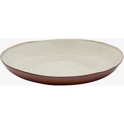 Serax Terres de Rêves - Serveerbord - 35,5cm - Misty grijs-roest Serax Terres de Rêves - Serveerbord - 35,5cm - Misty grijs-roest