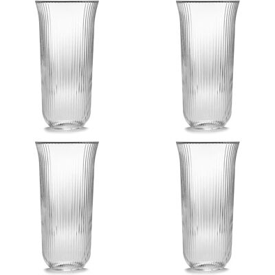 Serax Inku Highball Glas - Klar - Sæt med 4 Serax Inku Highball Glas - Klar - Sæt med 4