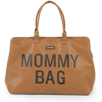 Childhome Mommy Bag Marron - Sac à Langer Polyvalent - Publicité Childhome Mommy Bag Marron - Sac à Langer Polyvalent - Publicité