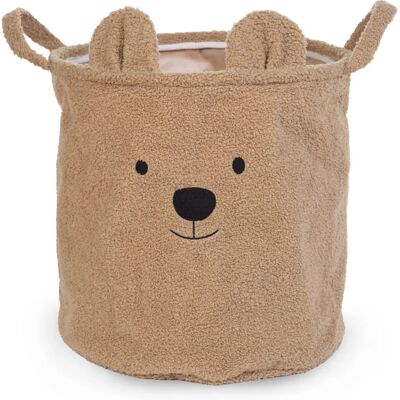 Childhome Teddy Beer Opbergmand - 40x40x40cm - Opbergmand Childhome Teddy Beer Opbergmand - 40x40x40cm - Opbergmand
