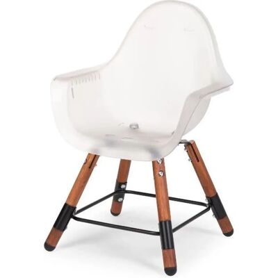 Childhome Evolu 2 High Chair - Transparent - 2-in-1 Adjustable Baby Seat Childhome Evolu 2 High Chair - Transparent - 2-in-1 Adjustable Baby Seat