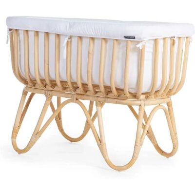 Culla in rattan Childhome - Rettangolare, Materasso & Cover Culla in rattan Childhome - Rettangolare, Materasso & Cover