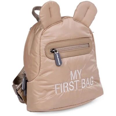 Mochila infantil beige acolchada Childhome My First Bag - Mochila infantil Mochila infantil beige acolchada Childhome My First Bag - Mochila infantil