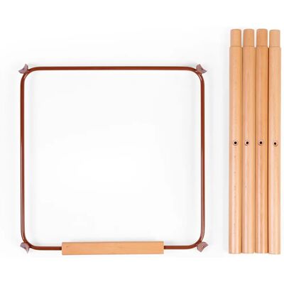 Kit di regolazione dell'altezza per sedia alta Childhome - Naturale/Terra cotta Kit di regolazione dell'altezza per sedia alta Childhome - Naturale/Terra cotta